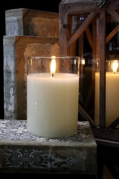 Radiance LED Poured Candle, Simply Ivory, 3.5” Dia X 5” T 1 Radiance LED Poured Candle, Simply Ivory, 3.5” Dia X 5” T