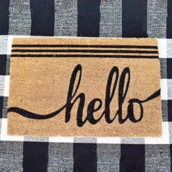Hello Door Mat
