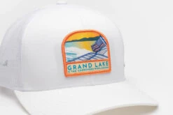 The Okie Brand Hat, Grand Lake, White On White