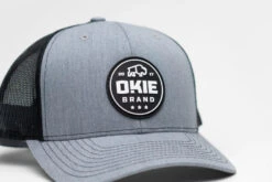 The Okie Brand Hat, Tatanka, Grey & Black (Special Order Available)