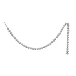 White Wood Bead “Marshmallow” Garland 72” -Home Decor Shop image bb17acfd 82ba 4a6b 8b23 fe6d48510a41