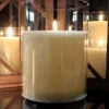 Radiance LED Poured Candle, Simply Ivory, 6” Dia X 8” T