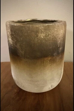 Desert Sands Hurricane Candle Holder, 6”