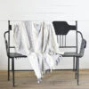 Striped Fabric Cloth Throw