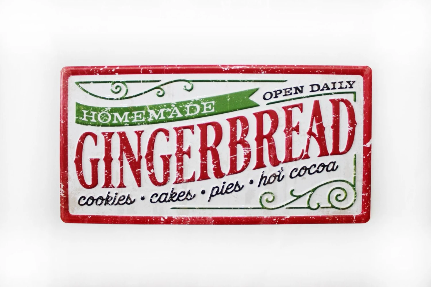 Gingerbread Metal Sign 1 Gingerbread Metal Sign