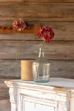 Hydrangea Stem, Burgundy-Green, 23" By Porch View Home