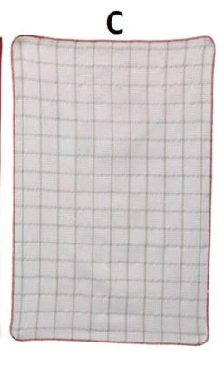 Woven Cotton Christmas Kitchen Towel, Red, 3 Style Options -Home Decor Shop xm6938aabc